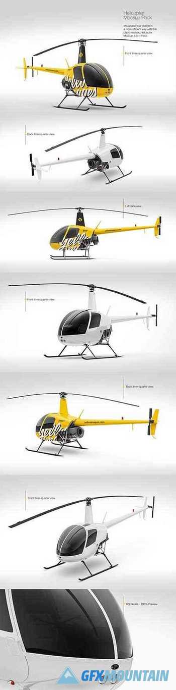 Helicopter Mockup Pack