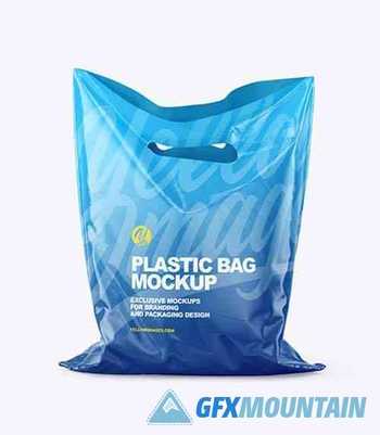 Plastic Carrier Bag Mockup