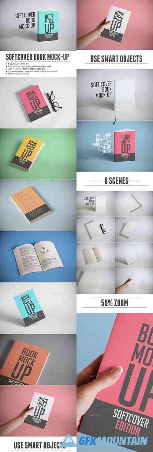 Softcover Book Mock-up 18000712