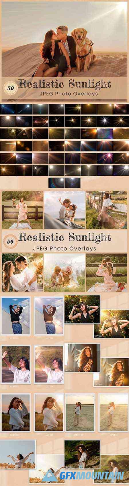 50 Realistic Sunlight Photo Overlay 6316789
