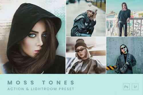 Moss Tones Action & Lightroom Preset