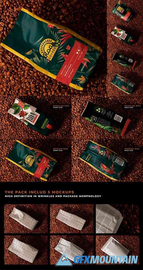 Coffee Package Mockup Set 6481546