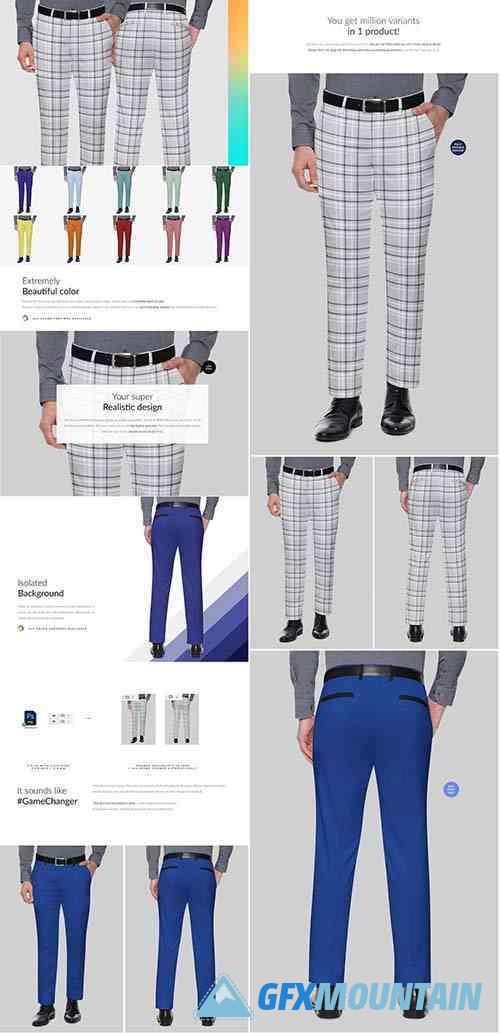 Suit Pants 2xMock-ups 6523873