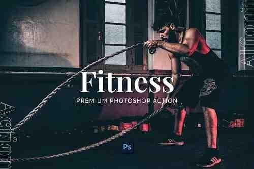 Fitness Photoshop Action