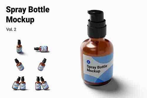 Spray Bottle Mockup Vol.2