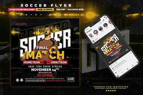 Soccer Flyer - Final Match