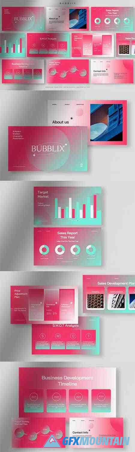 Bubblix - Modern Gradient Infographic PowerPoint Presentation