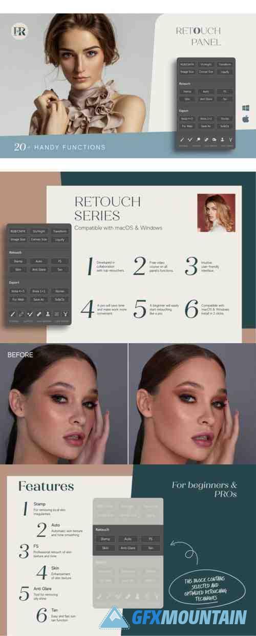 Retouch Panel Plugin for Photoshop