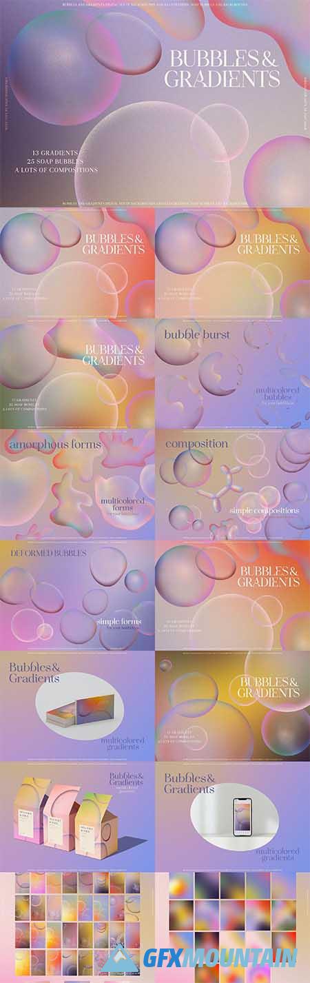 Bubbles & Colorful Gradients - 6729818