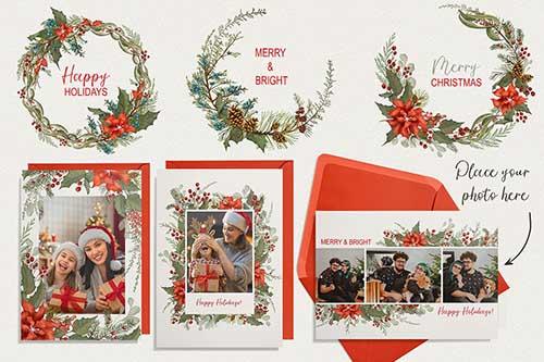 Christmas Personalized Photo Frames and Wreaths