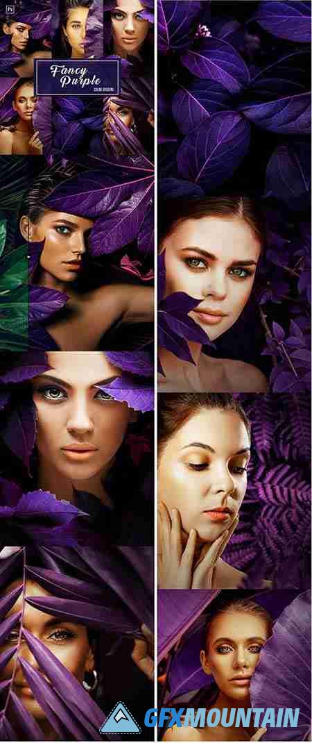 Fancy Purple (Color Grading) - Photoshop Action 33966184