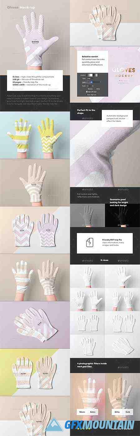 Gloves Mock-up 26814494