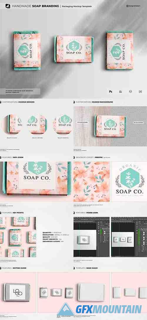 Handmade Soap Branding Mockup 6792211