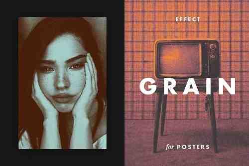 Grain Photo Effect for Posters - 6938941