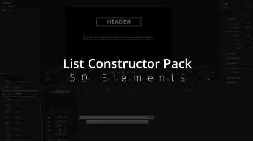 List Constructor Pack - 37778974