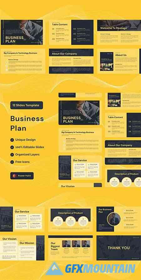Business Plan Presentation Template - Powerpoint, Keynote and Google Slides