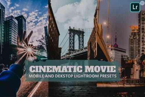 Cinematic Movie Lightroom Presets Dekstop Mobile