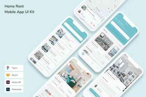 Home Rent Mobile App UI Kit