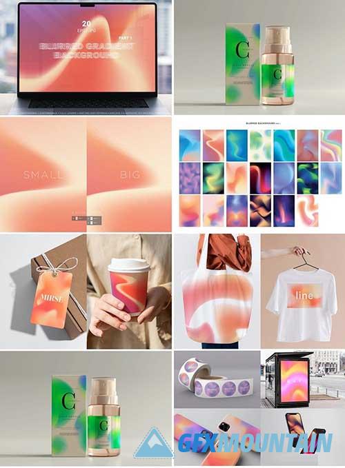 Blurred Gradient Backgrounds