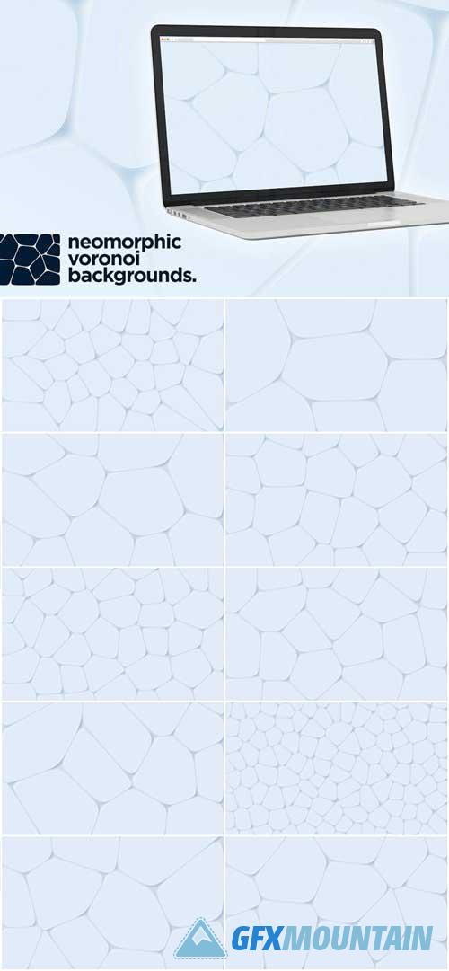Neomorphic Voronoi Backgrounds