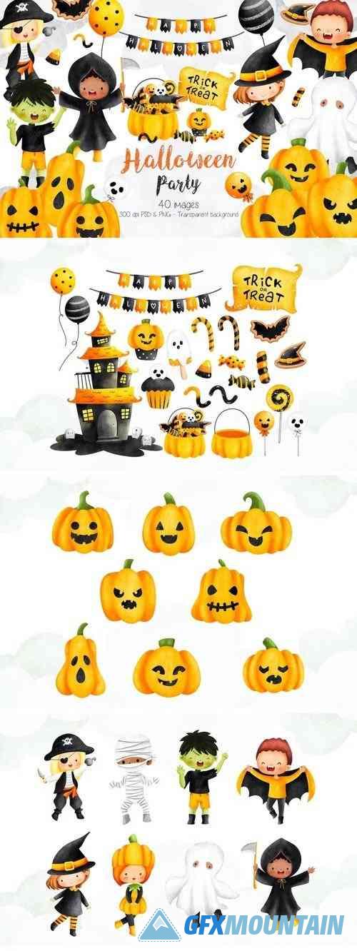 Halloween Party Clipart