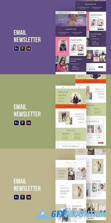 3 Fashion Email Newsletter