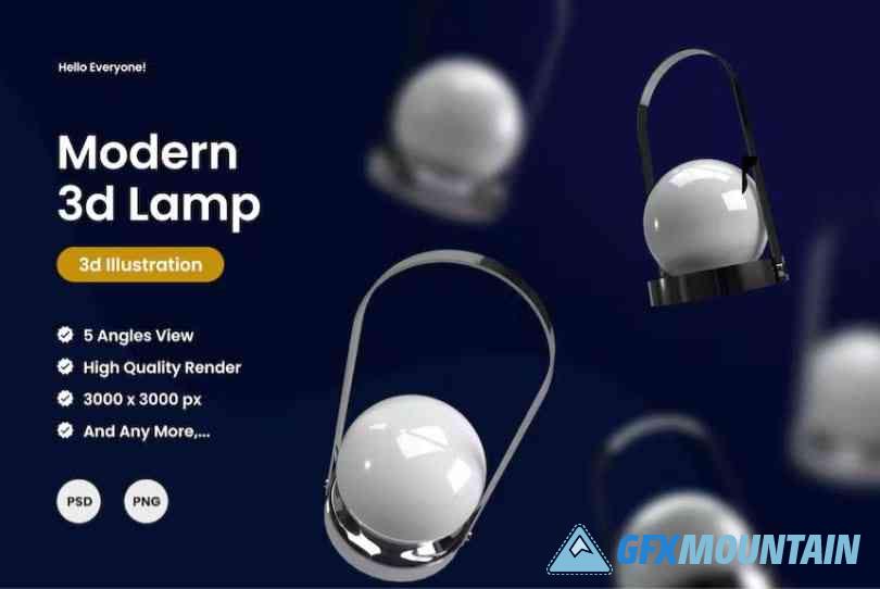 Modern 3d Lamp