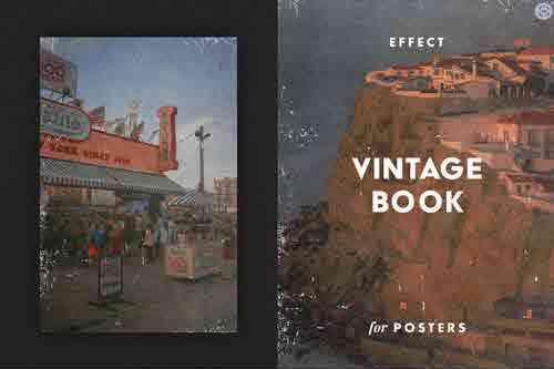 Vintage Book Effect for Posters