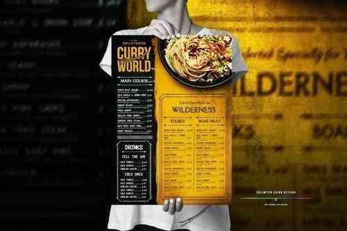 Food Menu Big Poster Design