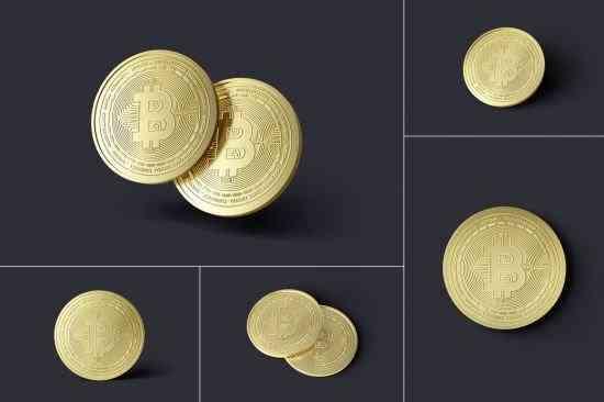 Gold Coin / Cryptocurrency Mockups - 10274831