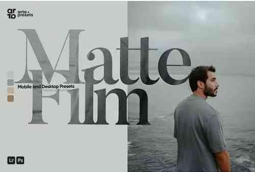 Matte Film Presets for Lightroom