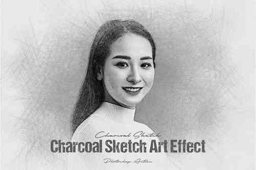 Charcoal Sketch Art Effect
