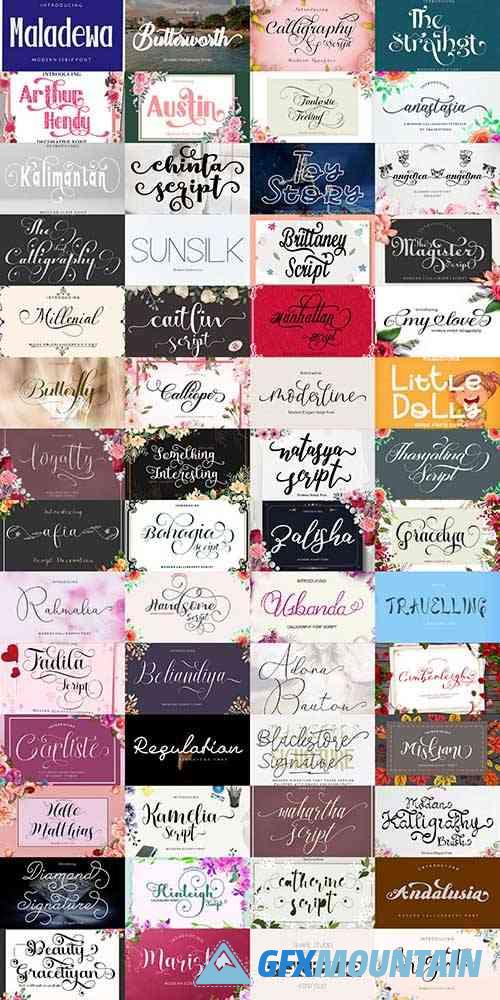 Calligraphy Fonts Collection