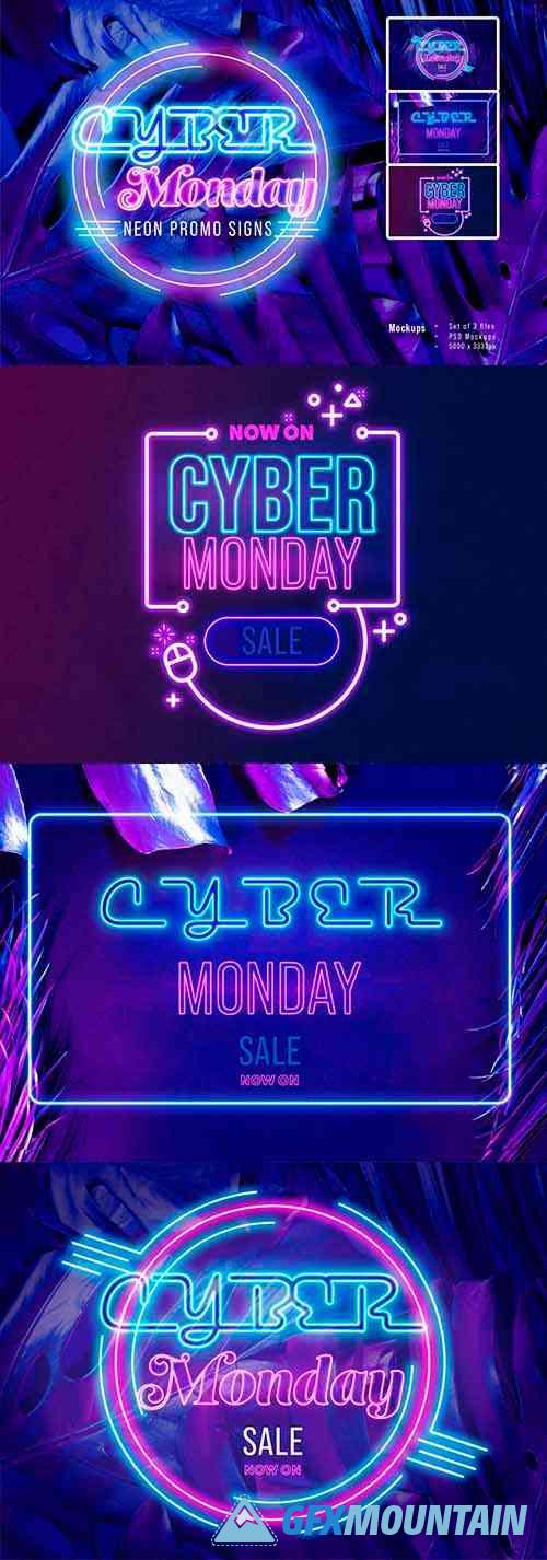 Cyber Monday Neon Signs