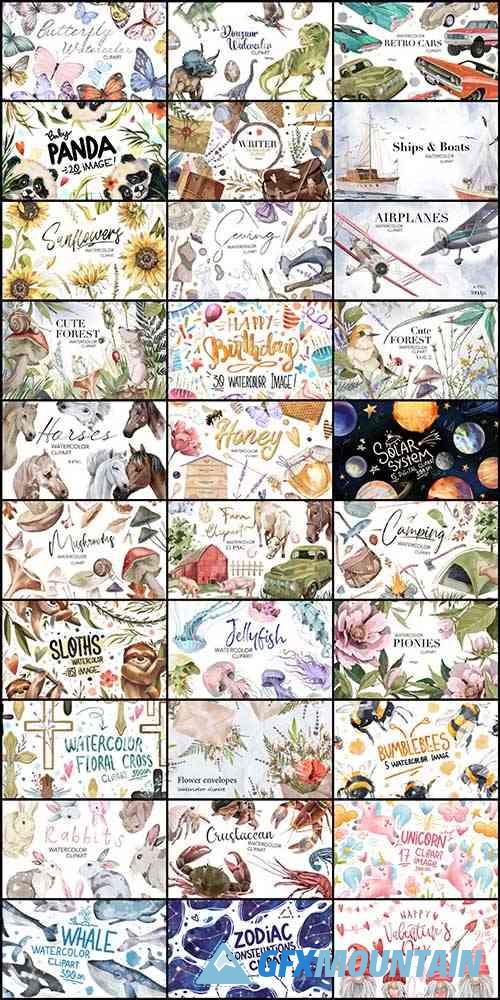 The Finest Collection - Watercolor Bundle