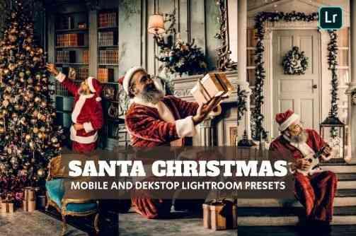 Santa Christmas Lightroom Presets Dekstop Mobile