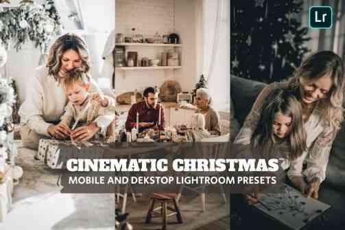 Cinem Christmas Lightroom Presets Dekstop Mobile