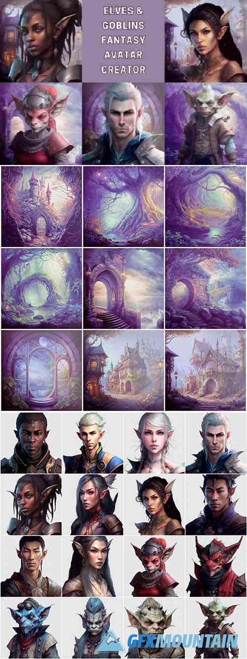 Elves & Goblins Fantasy Avatar Creator V3