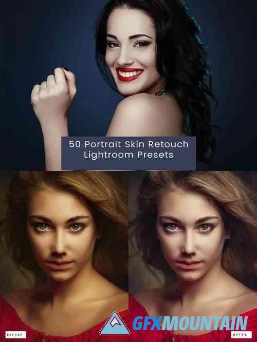 50 Portrait Skin Retouch Lightroom Presets