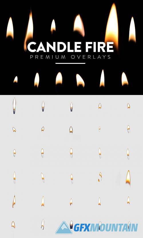 Candle Flames Overlays