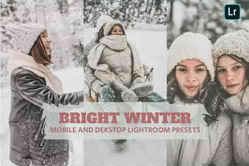 Bright Winter Lightroom Presets Dekstop and Mobile