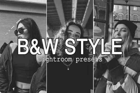 15 B&W Style Lightroom presets