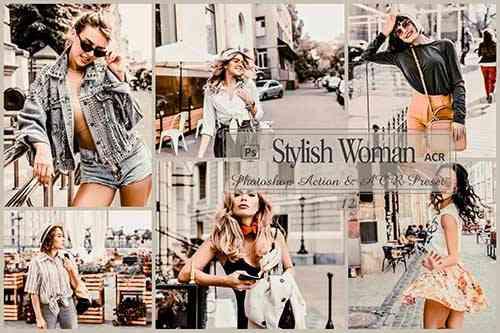 12 Stylish Woman Photoshop Actions And ACR Presets, Outdoor