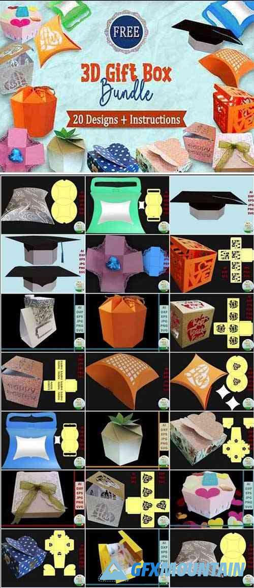 3D Gift Box Bundle