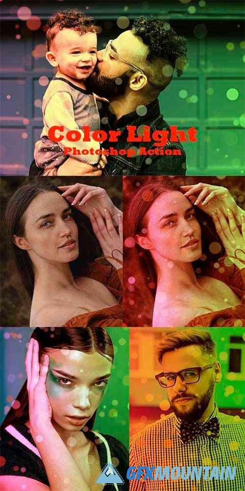 Color Light Photoshop Action