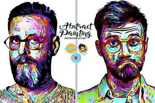 Abstract Painting Photoshop Actions