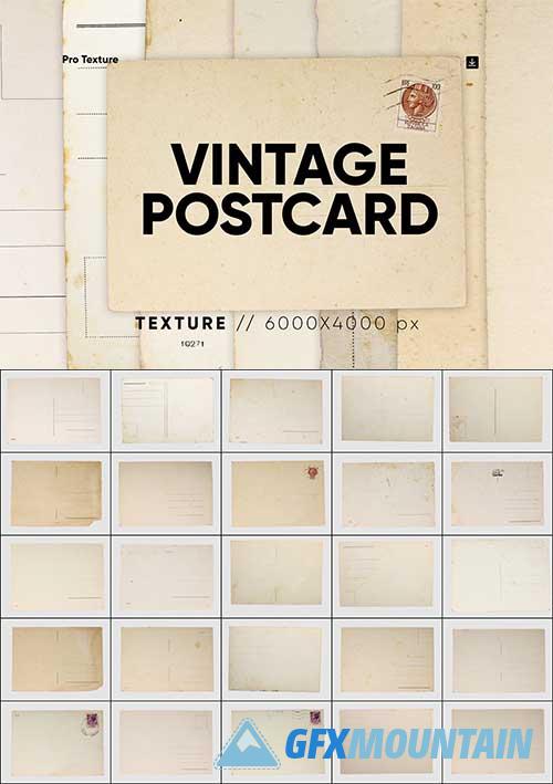 Vintage Postcard Texture HQ