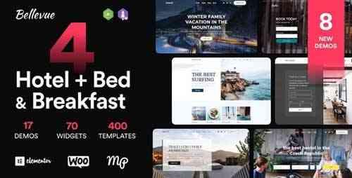  Hotel + Bed and Breakfast Booking Calendar Theme | Bellevue v4.1.6