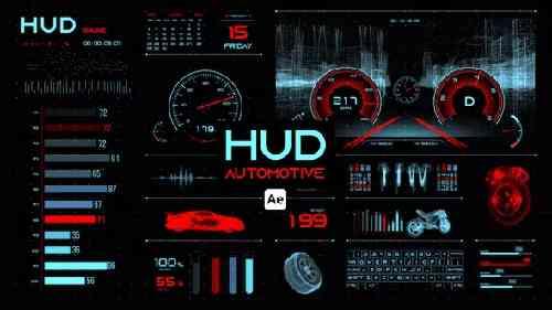 HUD Automotive for After Effects