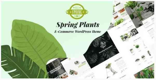 Spring Plants v3.3 - Gardening & Houseplants WordPress Theme